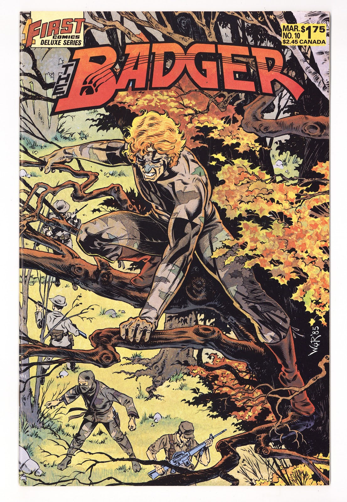 The Badger Vol 1 10  High Grade   (1986)     