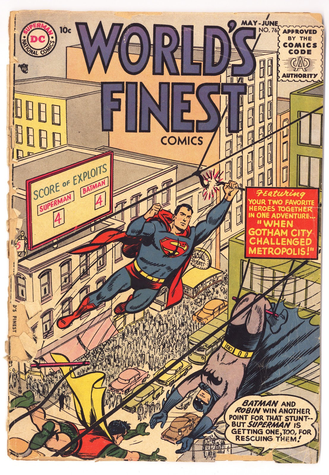 World's Finest Comics   76  PR (0.5)   (1955)     
