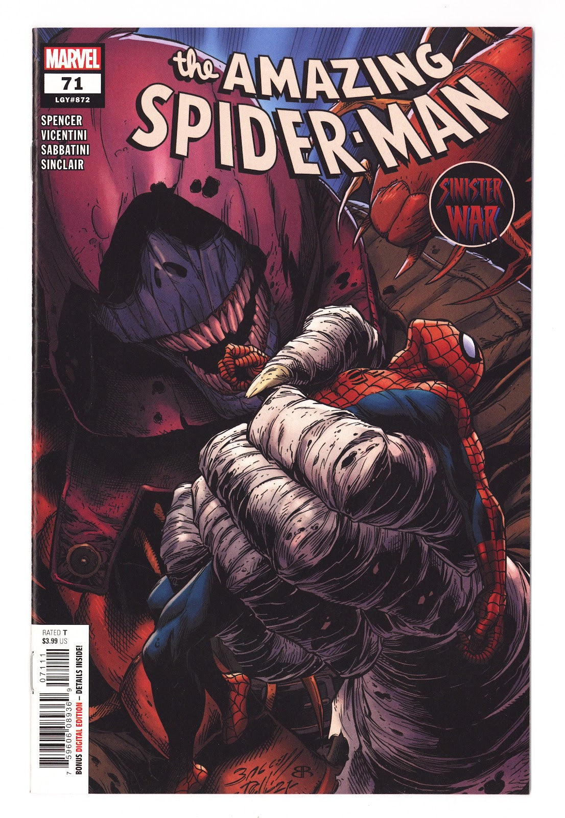 Amazing Spider-Man Vol 5 71 (872) High Grade (2021) 