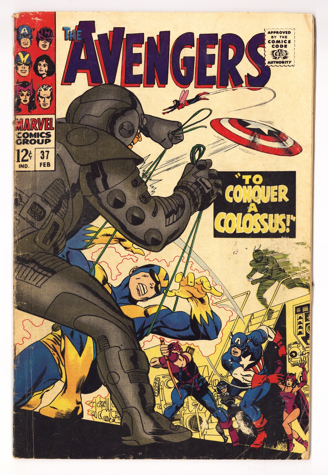 The Avengers Vol 1 37 GD/VG (3.0) (1967) 