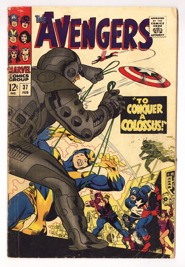 The Avengers Vol 1 37 GD/VG (3.0) (1967)