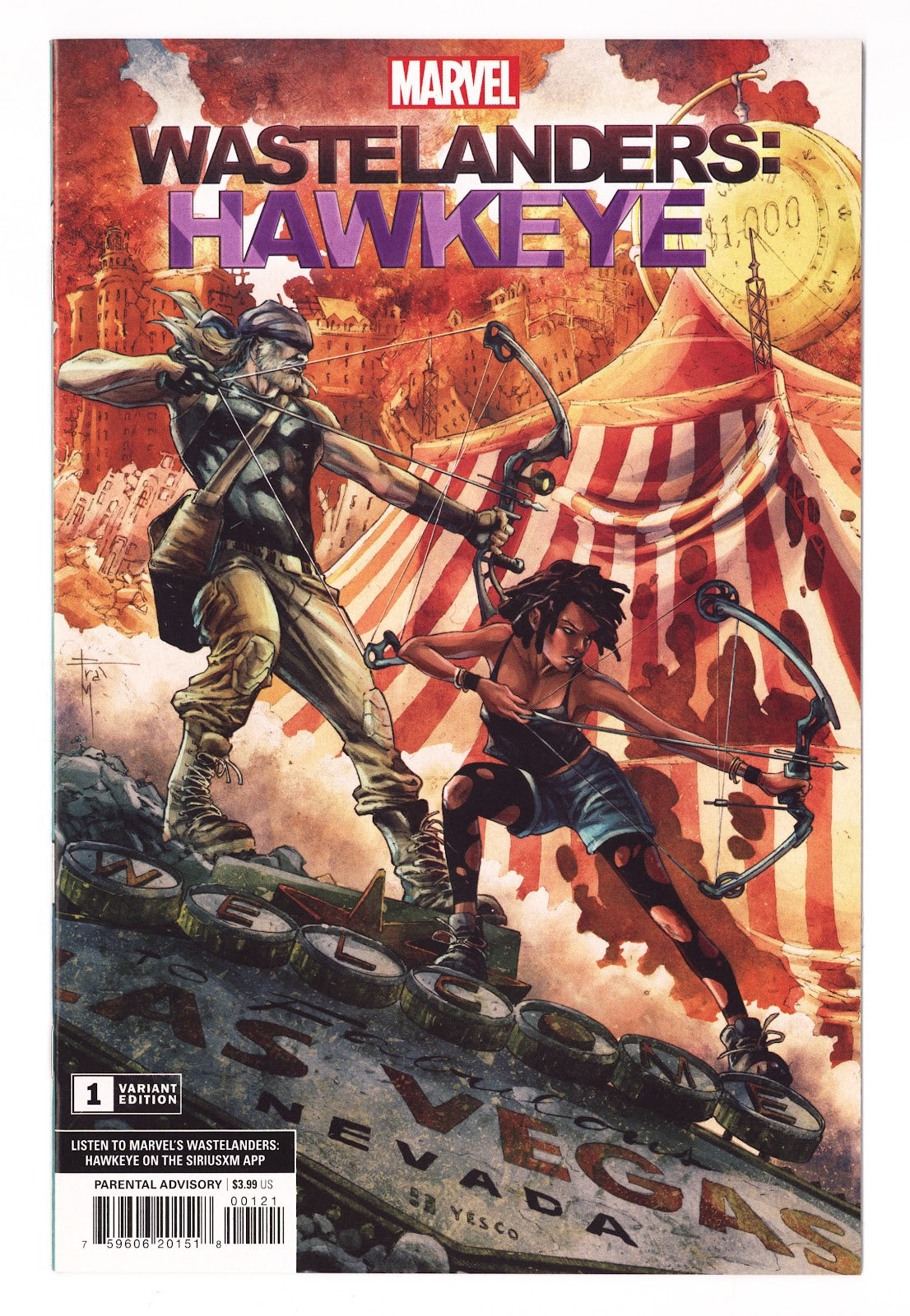 Wastelanders: Hawkeye   1  High Grade   (2022) McNiven   Variant  