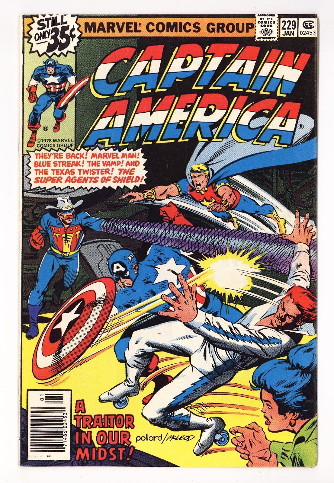 Captain America Vol 1 229 High Grade (1979) Regular Edition 