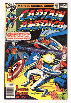 Captain America Vol 1 229 High Grade (1979) Regular Edition
