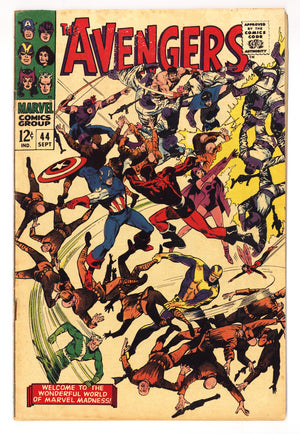 The Avengers Vol 1 44 VG- (3.5) (1967)