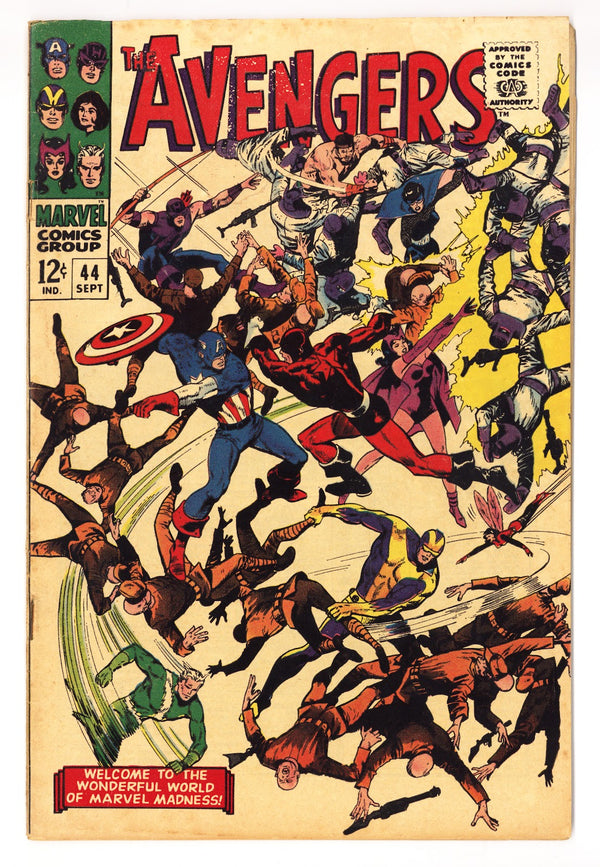 The Avengers Vol 1 44 VG- (3.5) (1967)