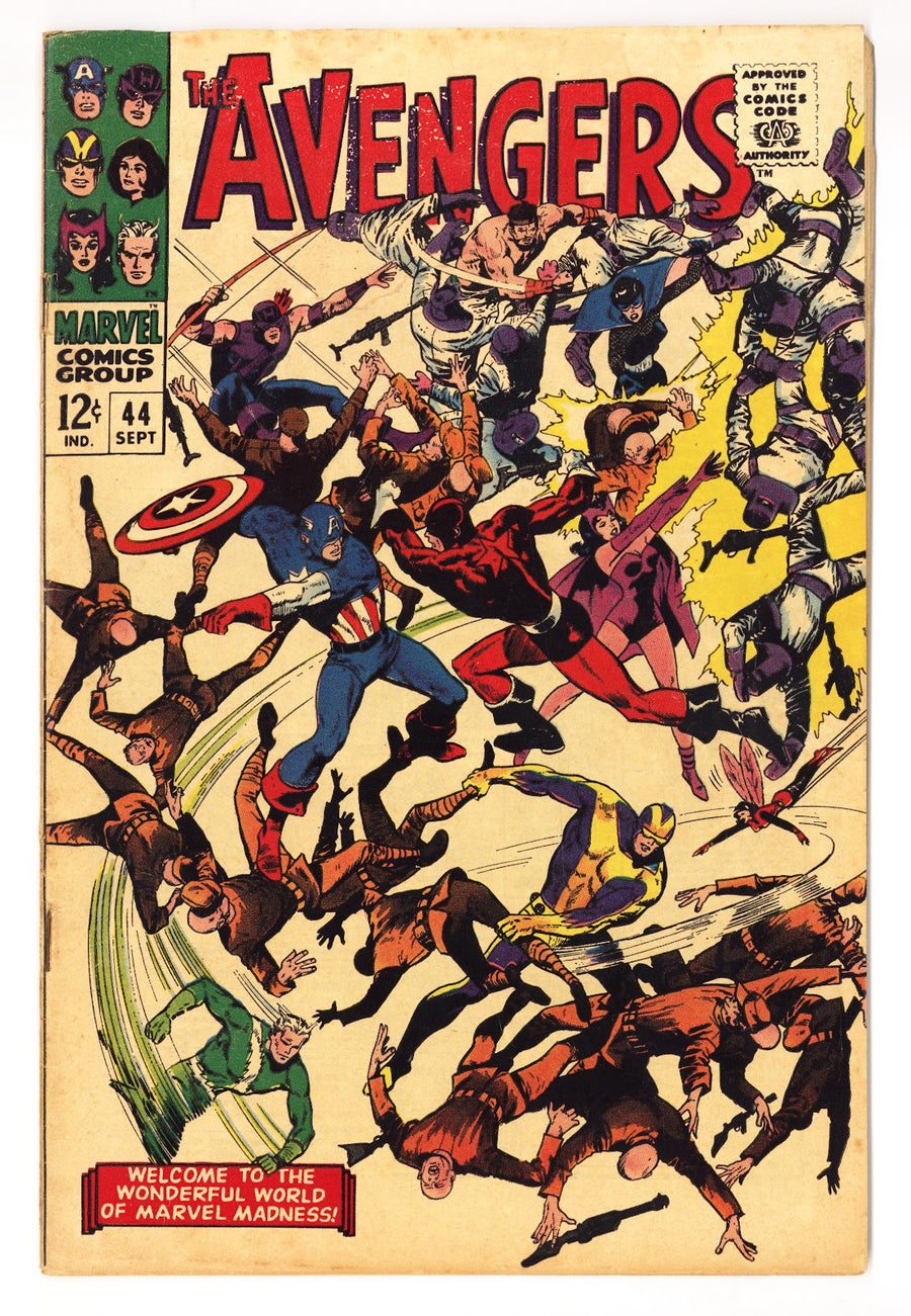 The Avengers Vol 1 44 VG- (3.5) (1967) 