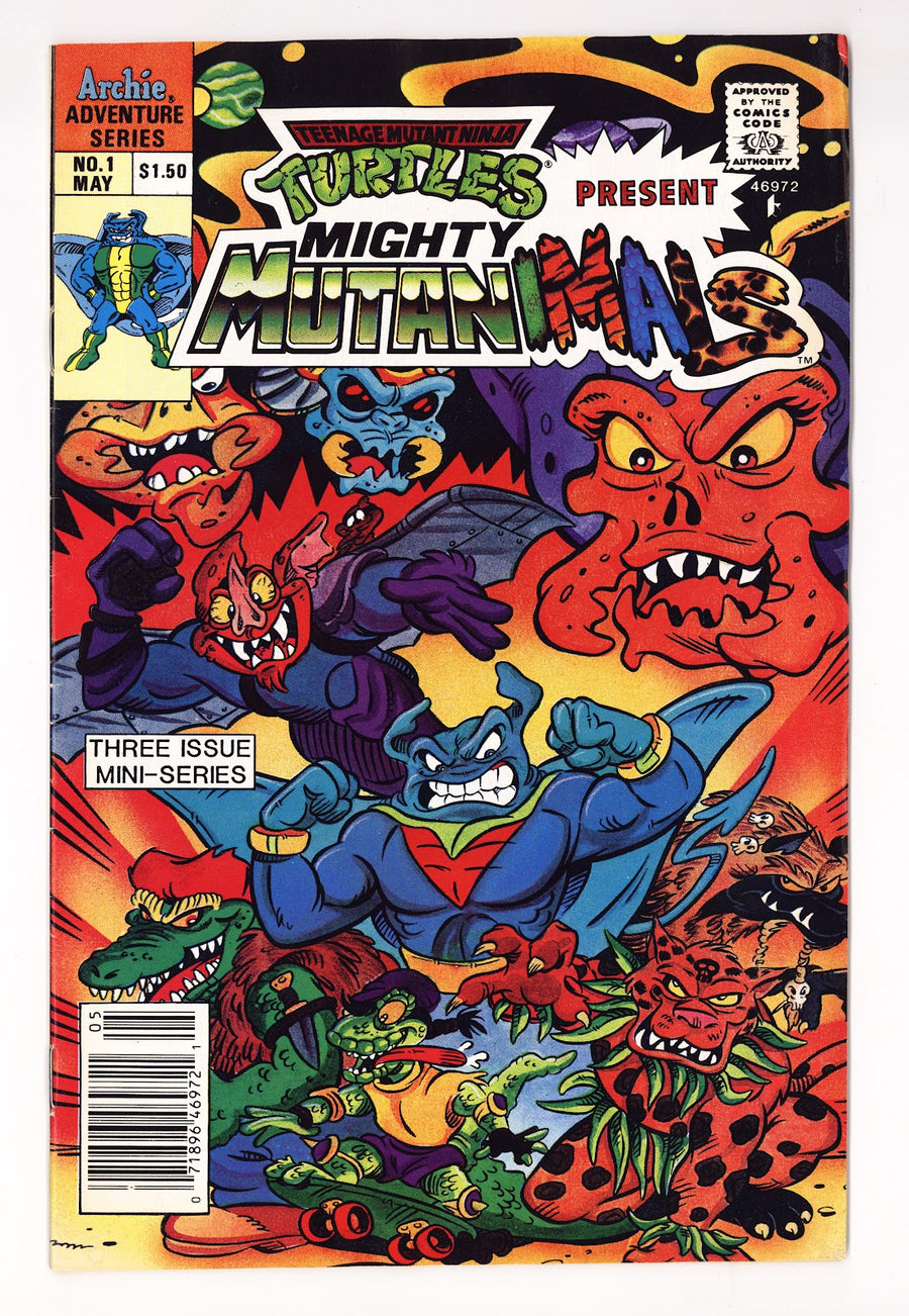 Mighty Mutanimals   1  FN/VF (7.0)   (1991)   Canadian  