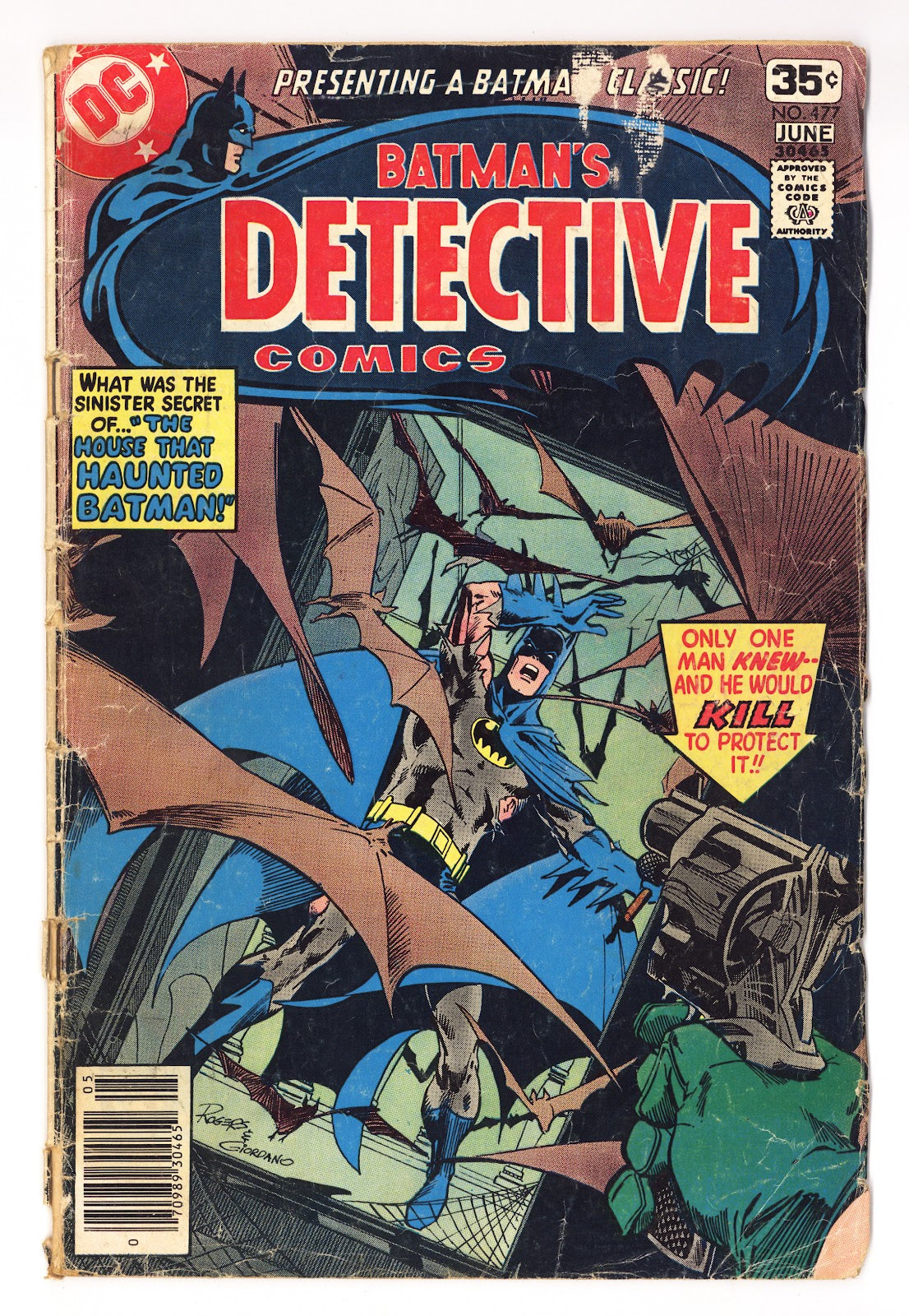 Detective Comics Vol 1 477  Very Low Grade   (1978)     