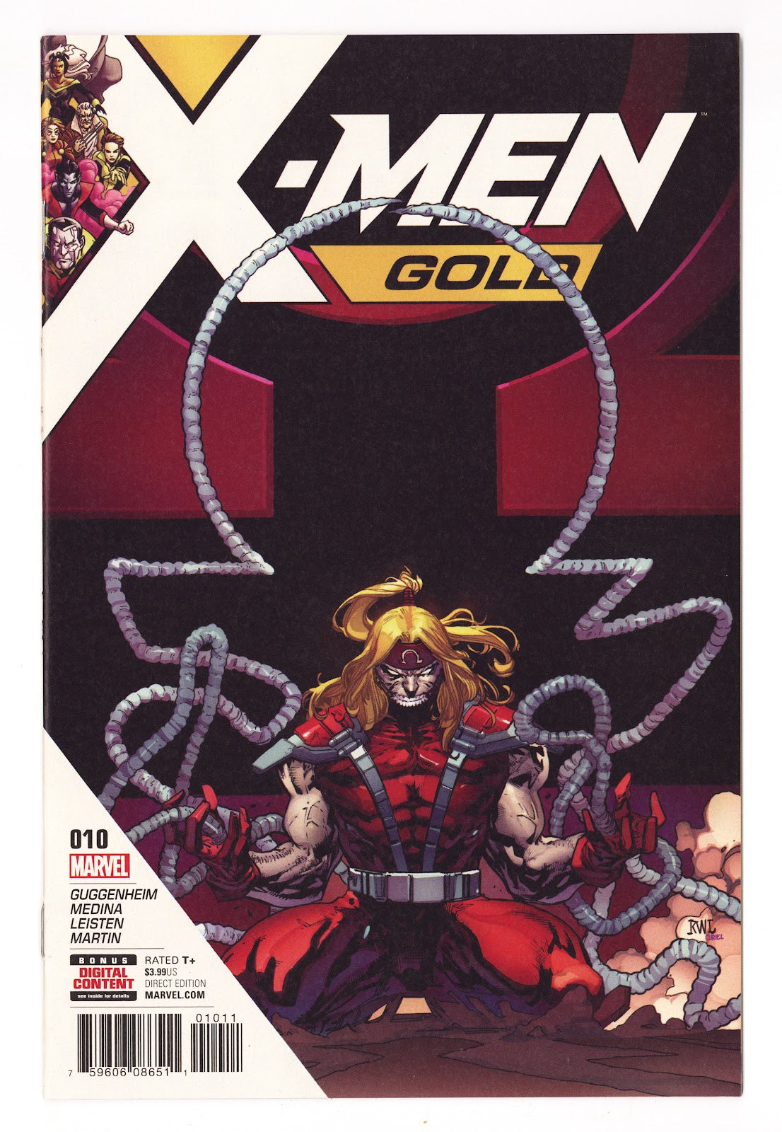 X-Men: Gold 10 High Grade (2017) 