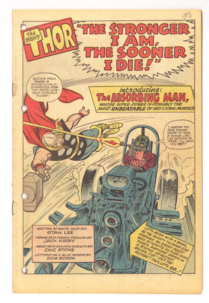 Journey into Mystery Vol 1 114 Coverless (1965)