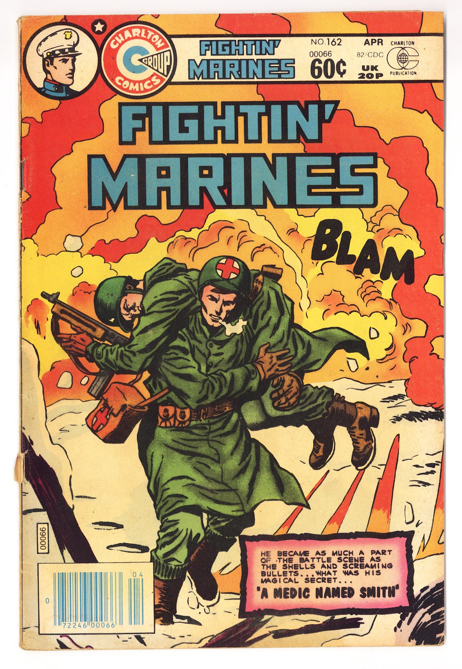 Fightin' Marines   162  Low Grade Bottom Staple Detached  (1982)