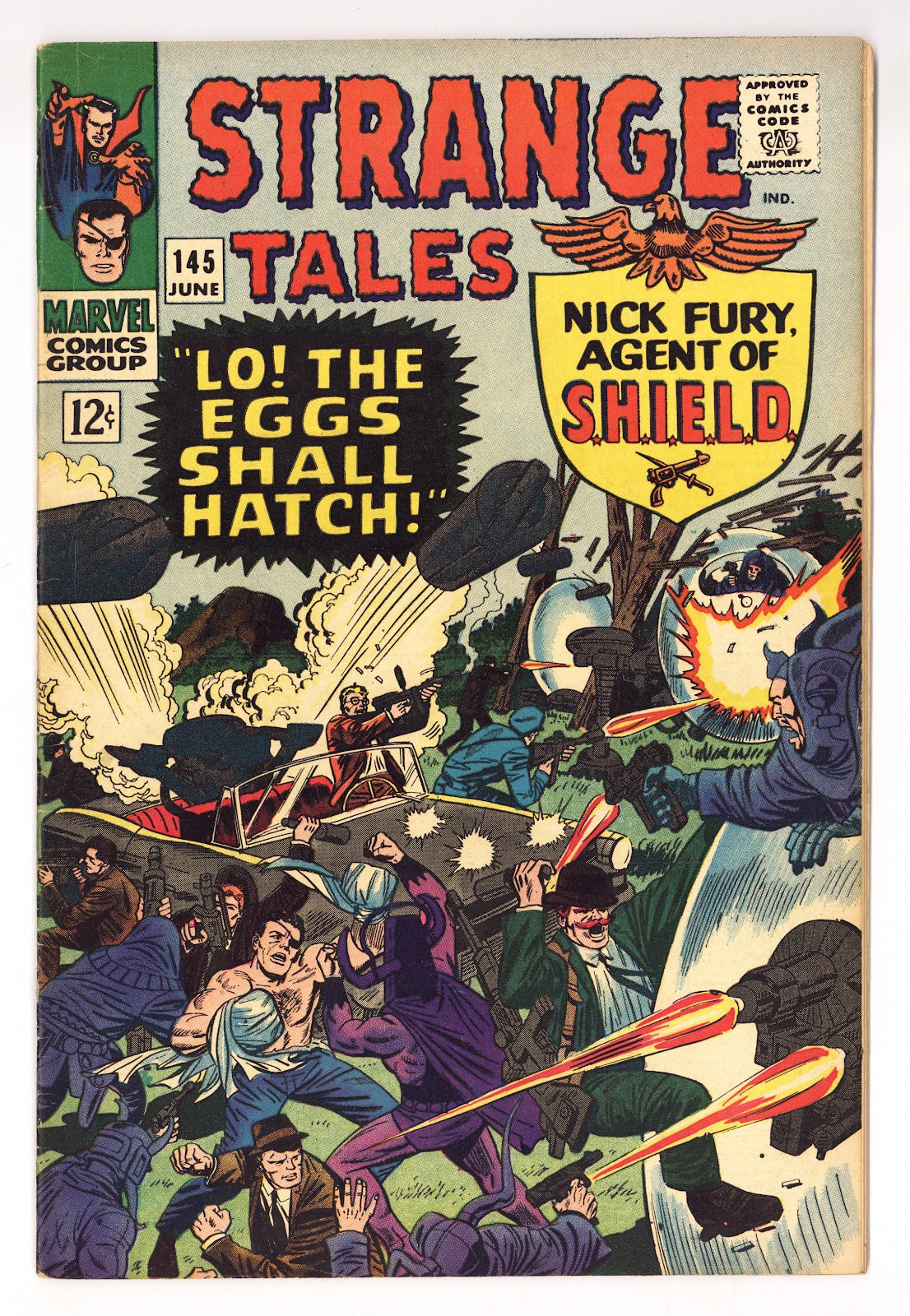 Strange Tales Vol 1 145 FN/VF (7.0) (1966) 