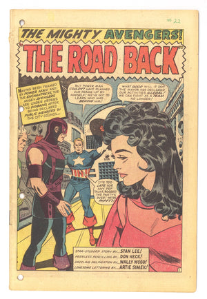 The Avengers Vol 1 22 Coverless (1965)