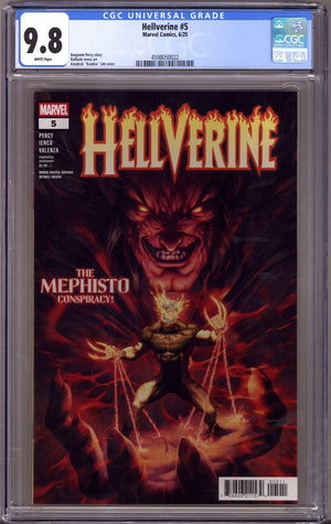 Hellverine Vol 2 5 CGC 9.8 (NM/M) (2025) Variant
