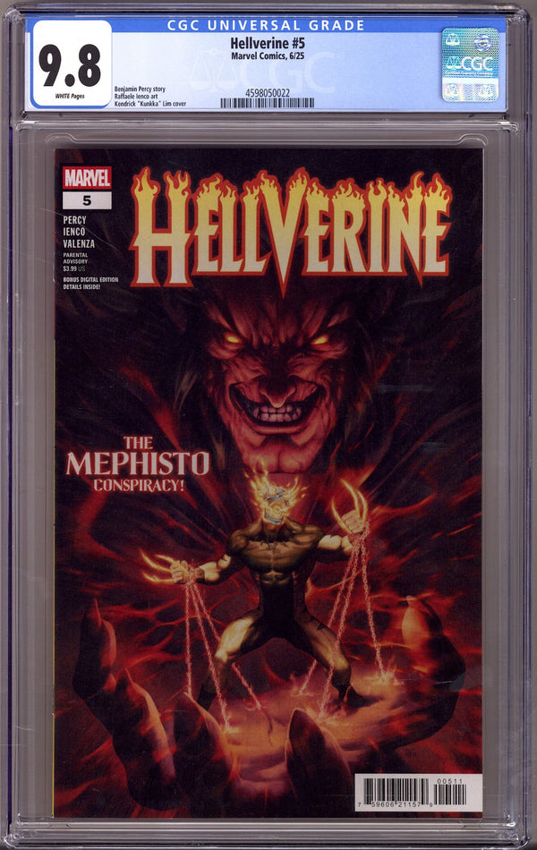 Hellverine Vol 2 5 CGC 9.8 (NM/M) (2025) Variant