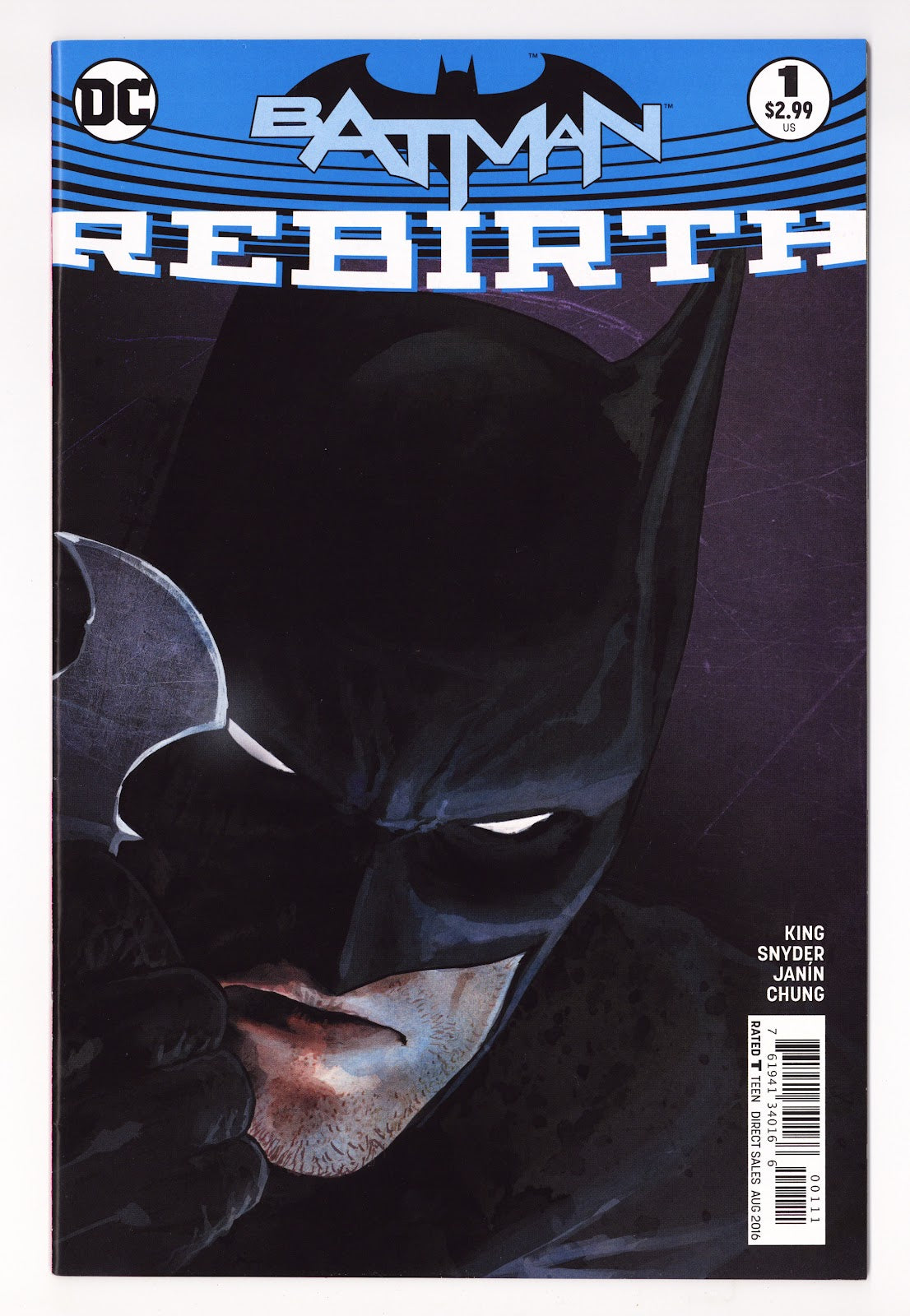 Batman: Rebirth 1 High Grade (2016) 