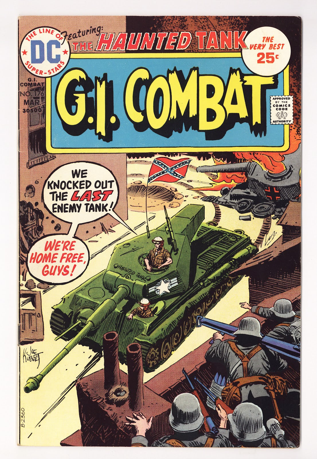 G.I. Combat Vol 1 176  Low Grade   (1975)     