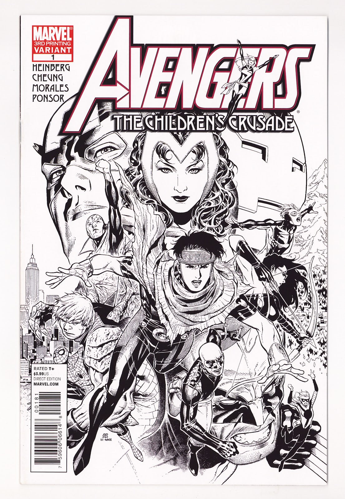 Avengers: The Children's Crusade   1  NM- (9.2)   (2010)   3rd Print