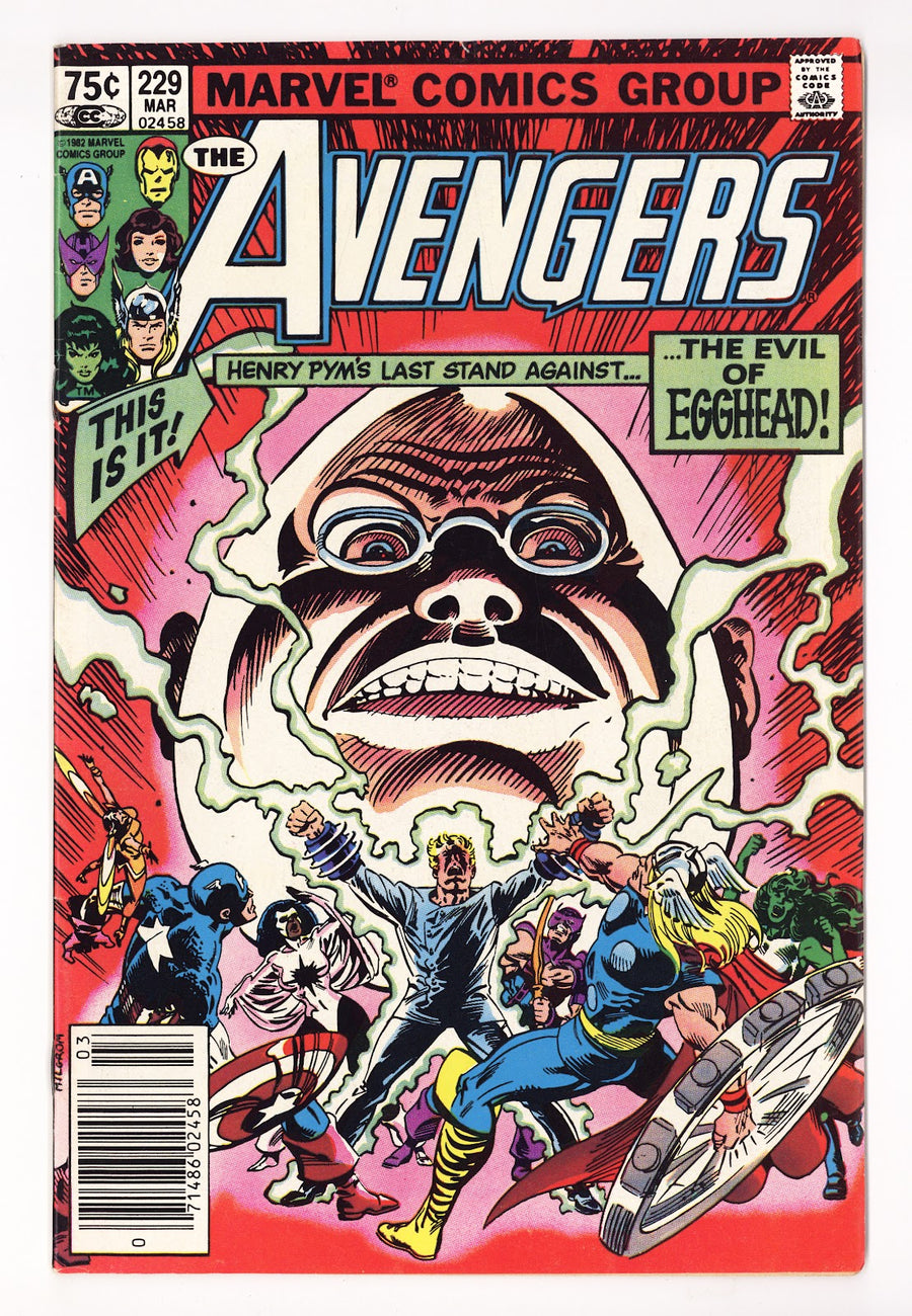 The Avengers Vol 1 229 Mid Grade (1983) Canadian Price Variant 