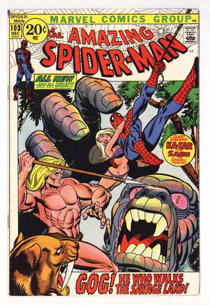 The Amazing Spider-Man Vol 1 103  FN+ (6.5)   (1971)