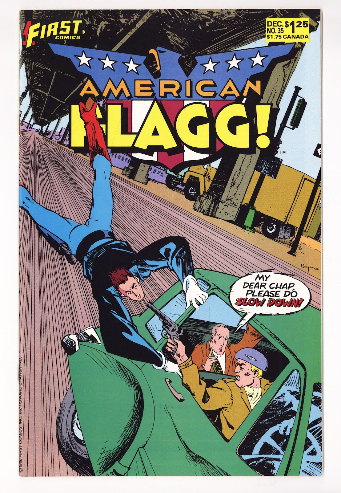 American Flagg! Vol 1 35 Mid Grade (1986) 