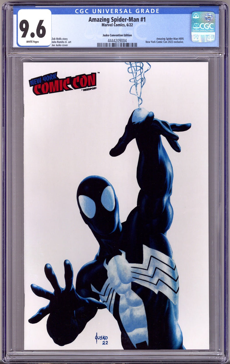 The Amazing Spider-Man Vol 6 1 (895) CGC 9.6 (NM+)   (2022) Jusko NYCC  Exclusive Variant