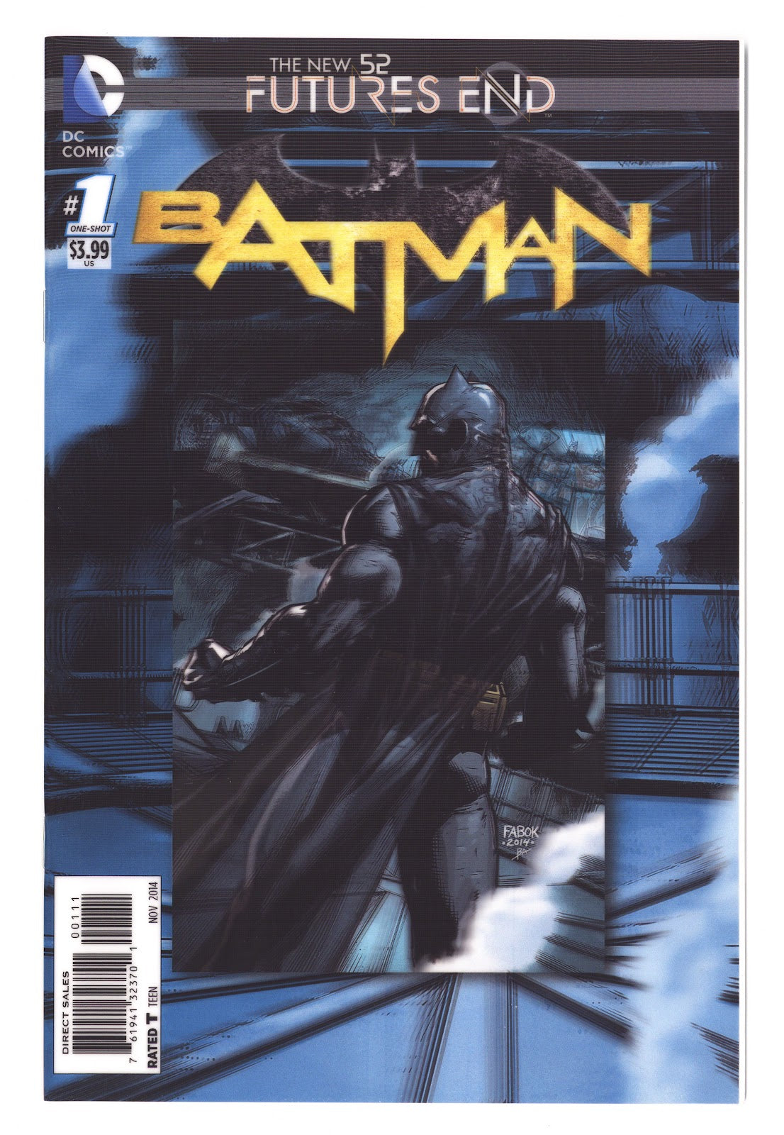 Batman: Futures End 1 High Grade (2014) Motion Variant 