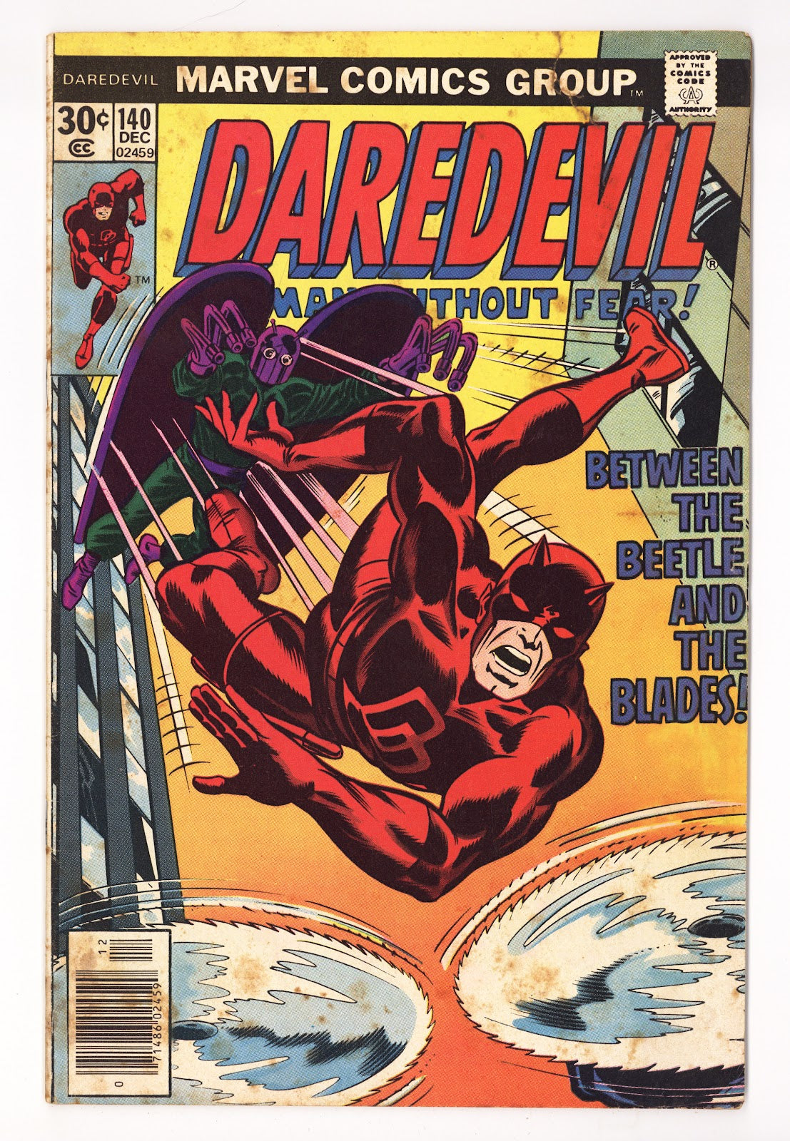 Daredevil Vol 1 140  Low Grade   (1976)     
