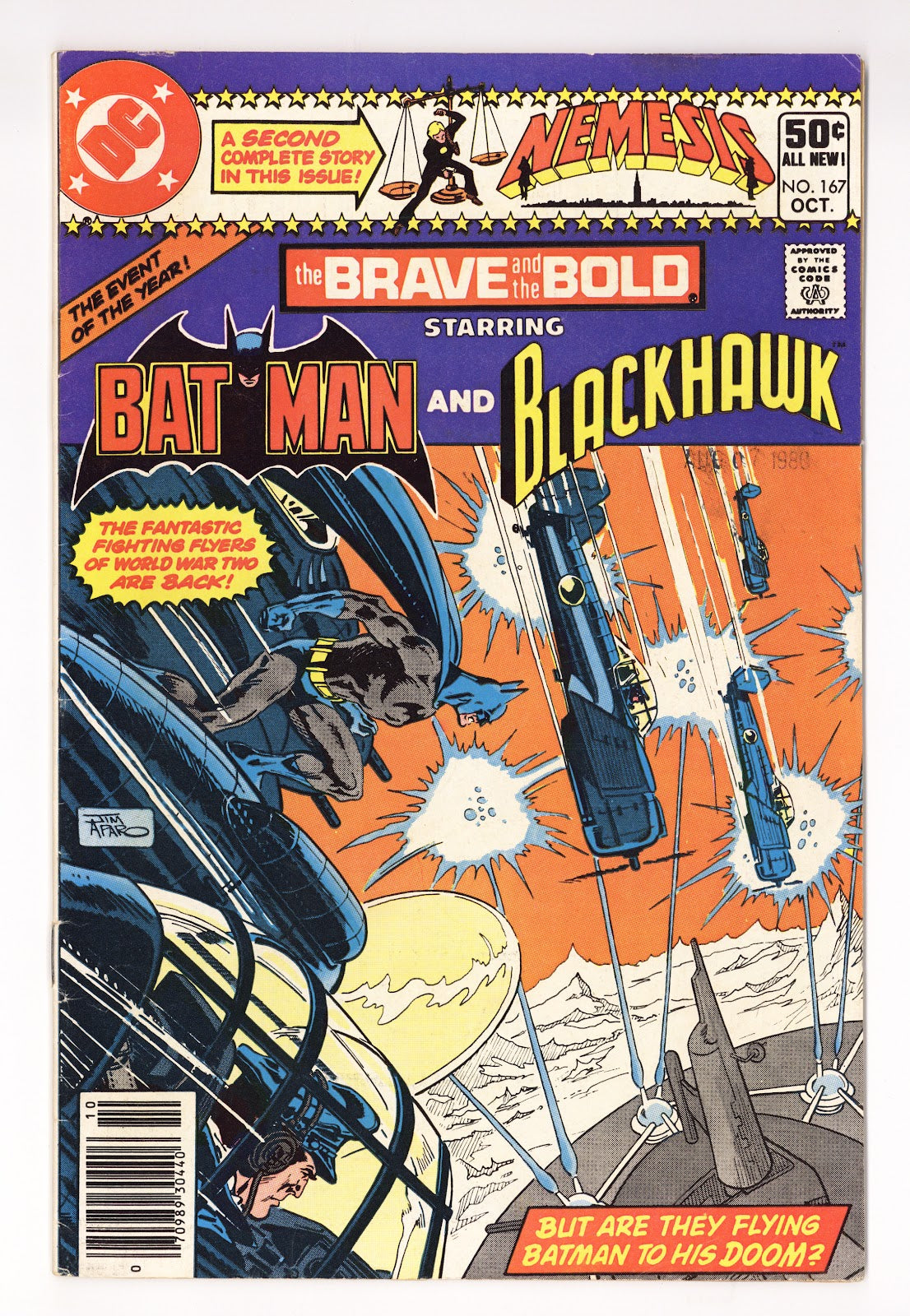 The Brave and the Bold Vol 1 167 Mid Grade (1980) Newsstand 