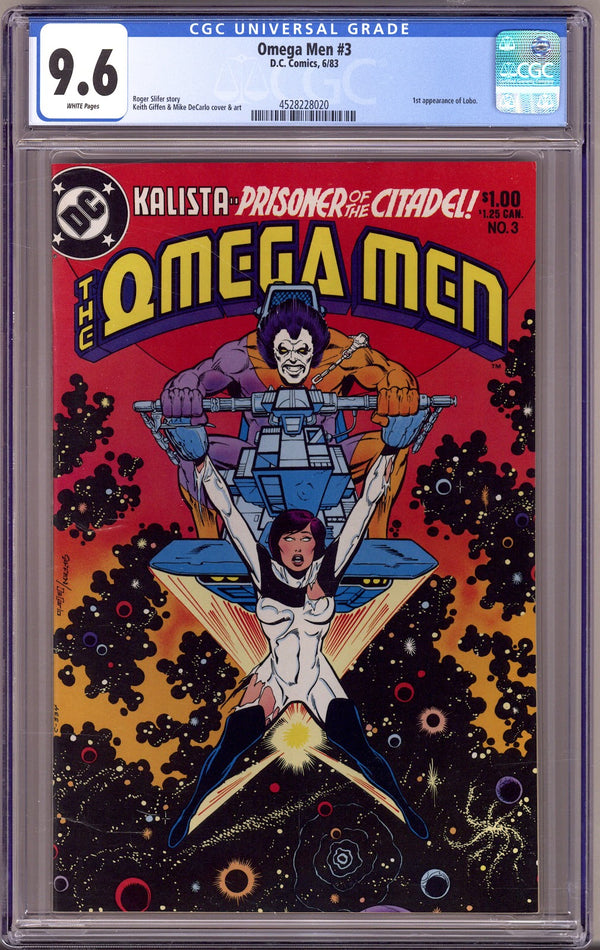 The Omega Men Vol 1 3 CGC 9.6 (NM+) (1983)