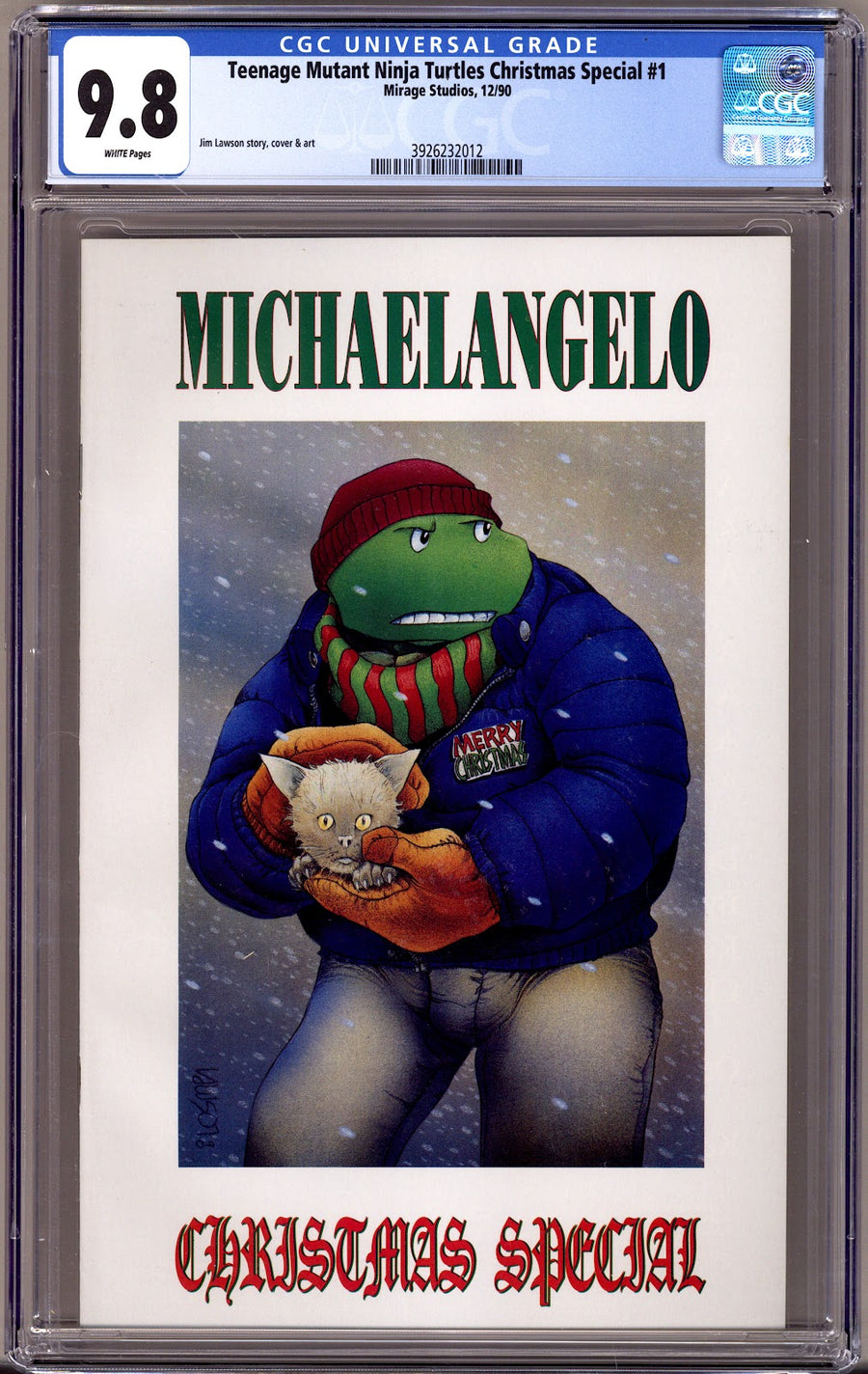 Teenage Mutant Ninja Turtles Christmas Special   1 CGC 9.8 (NM/M)   (1990)
