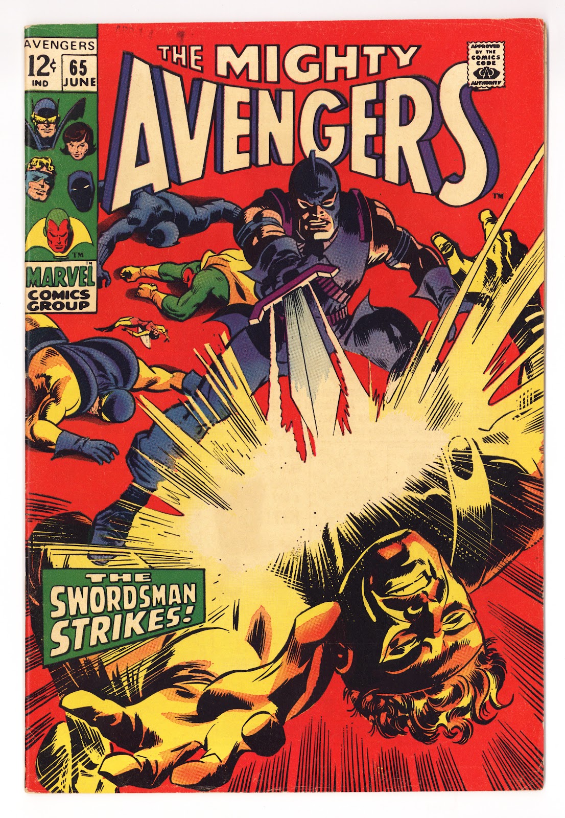 The Avengers Vol 1 65 FN- (5.5) (1969) 