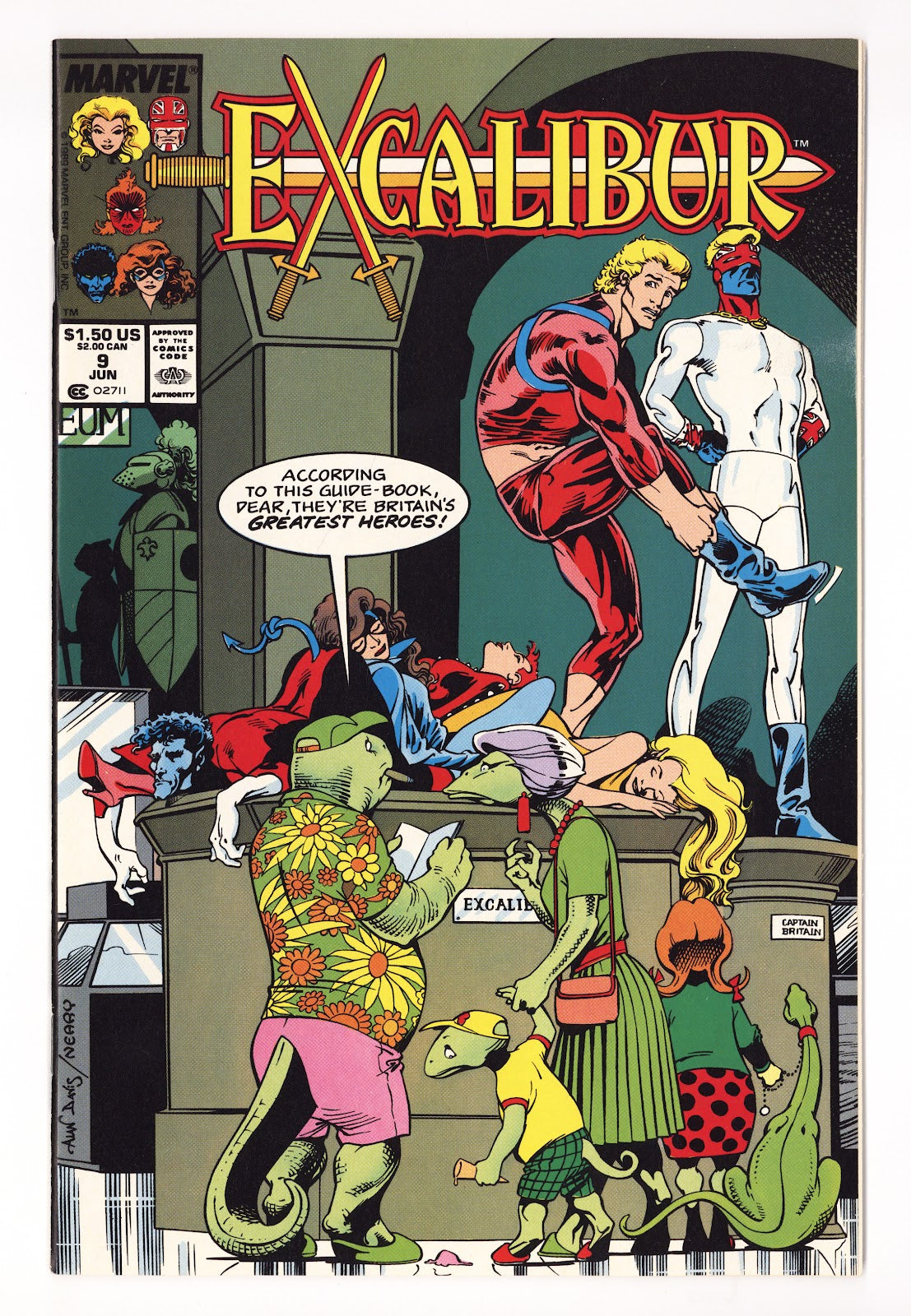 Excalibur Vol 1 9 High Grade (1989) 