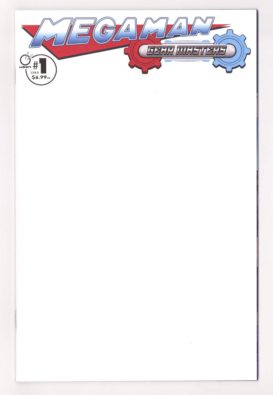 Mega Man Gear Masters #1 (2026) Sketch Blank Variant