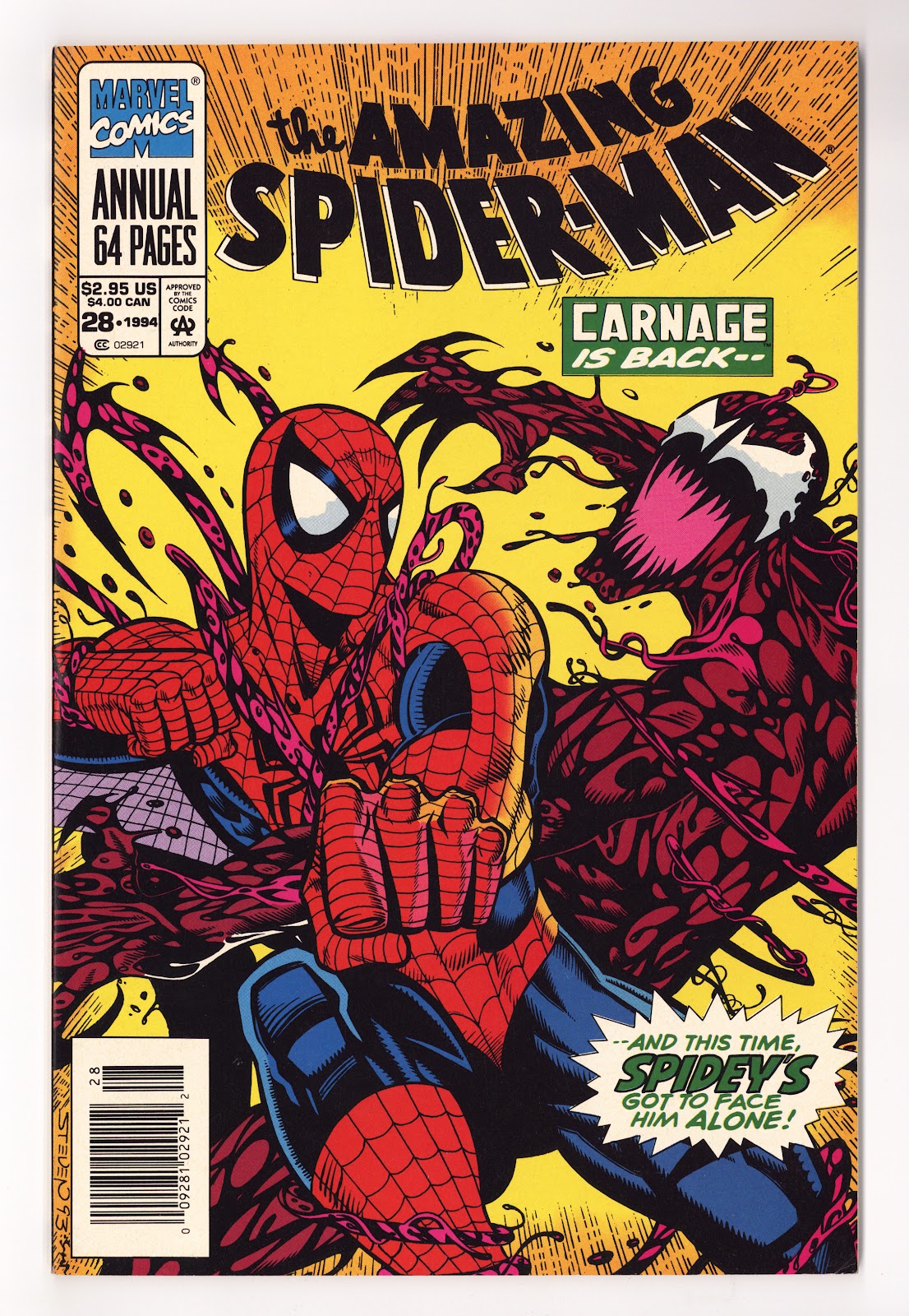 The Amazing Spider-Man Annual Vol 1 28 VF+ (8.5) (1994) Newsstand 