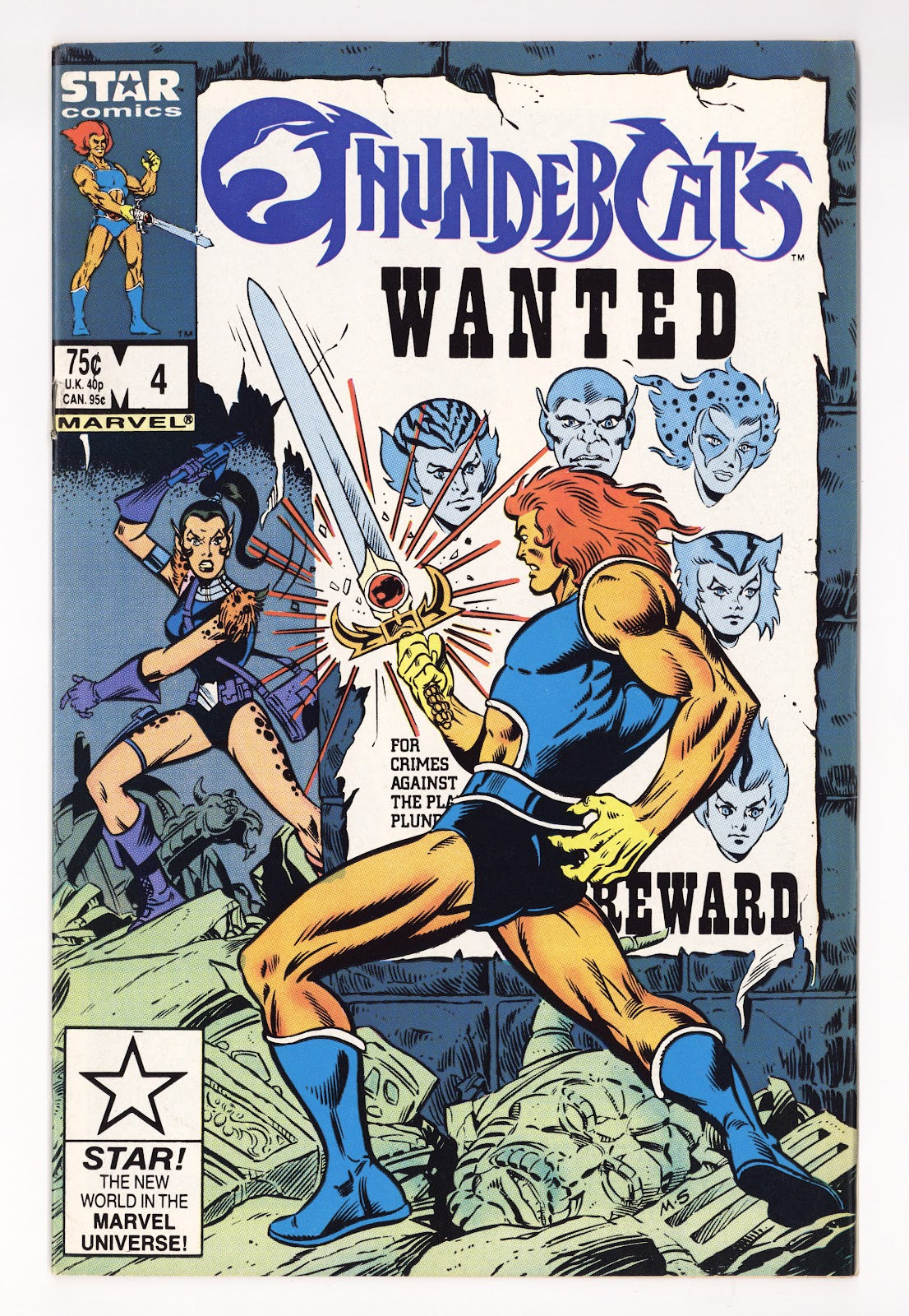 Thundercats Vol 1 4  Mid Grade   (1986)     