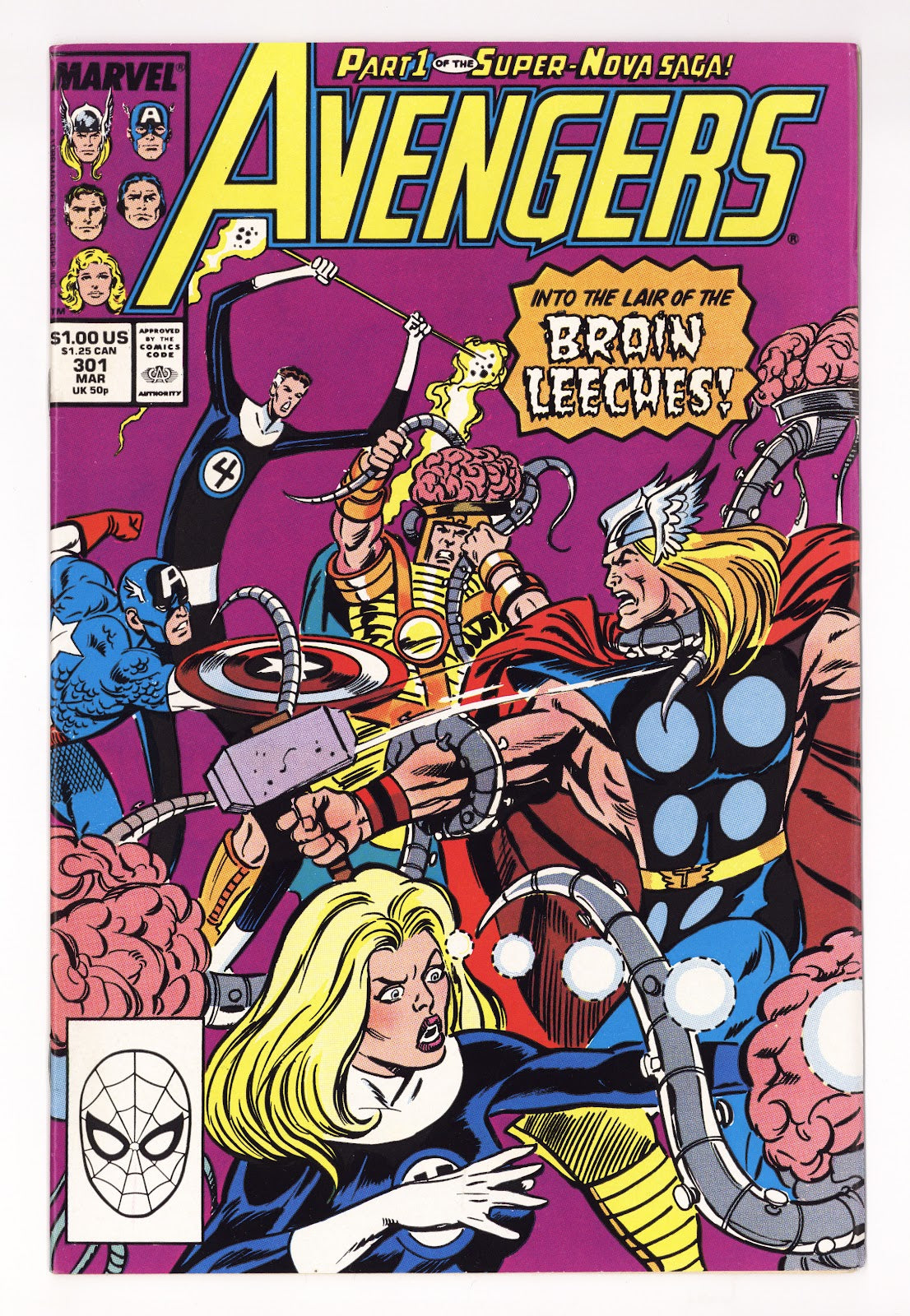 The Avengers Vol 1 301  Mid Grade   (1989)     