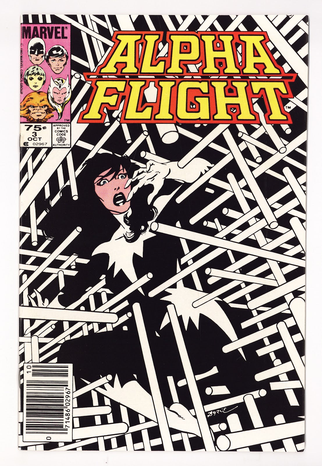 Alpha Flight Vol 1 3 VF/NM (9.0) (1983) Canadian Price Variant 