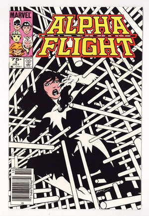 Alpha Flight Vol 1 3 VF/NM (9.0) (1983) Canadian Price Variant