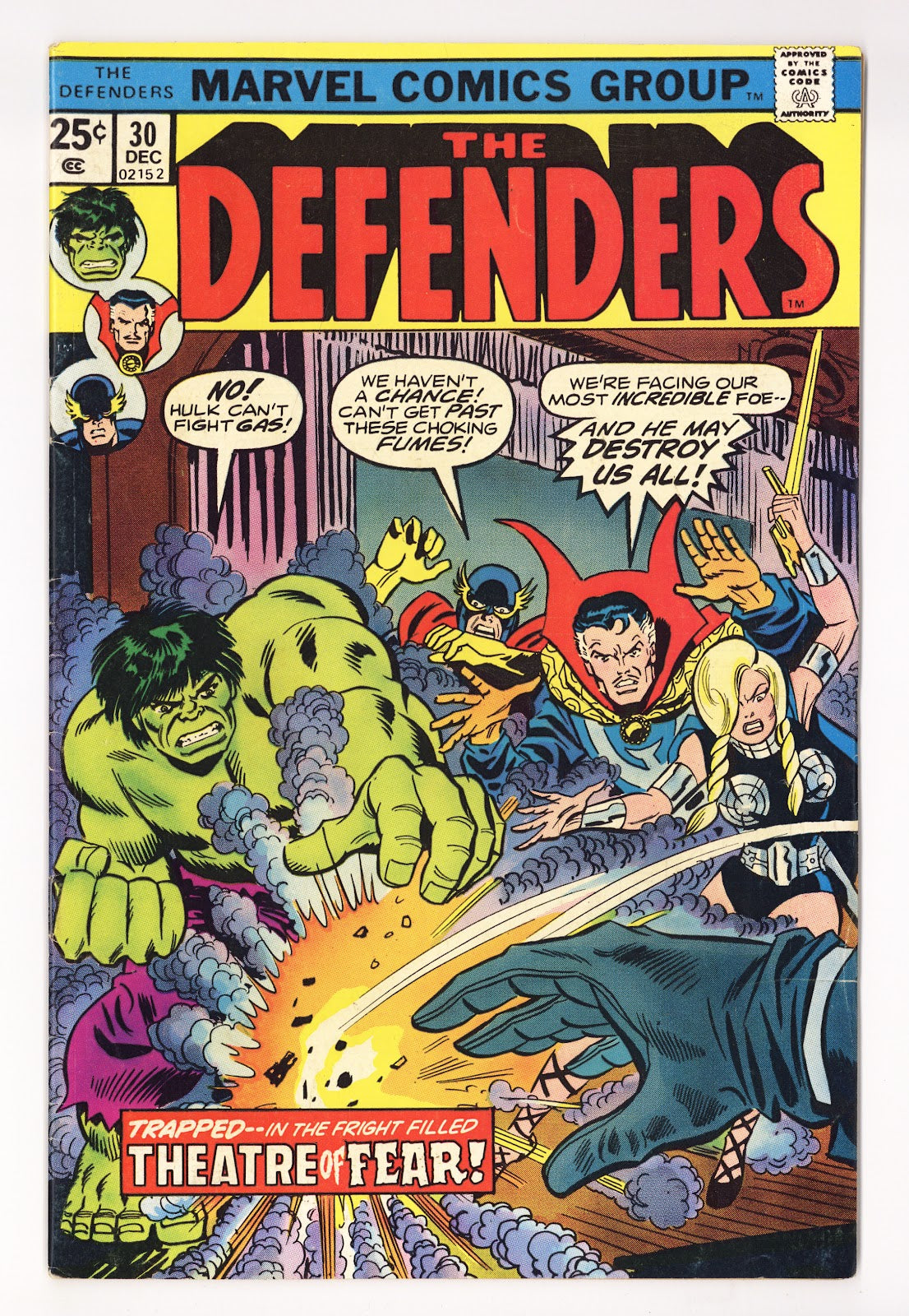 The Defenders Vol 1 30  Mid Grade   (1975)   Regular Edition  