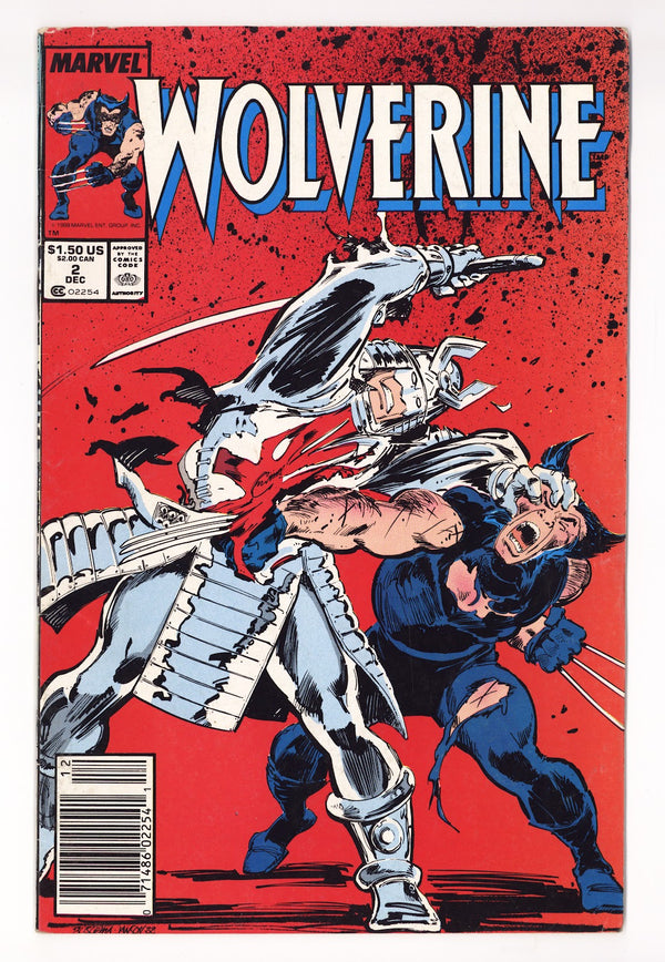 Wolverine Vol 2 2 Low Grade (1988) Newsstand