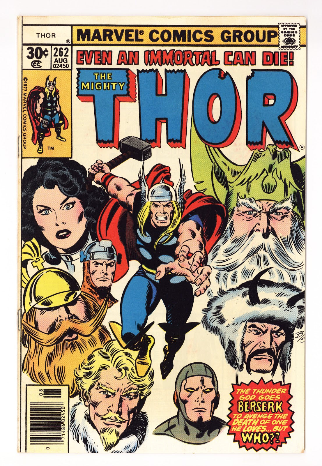 Thor Vol 1 262  High Grade   (1977)   30¢  