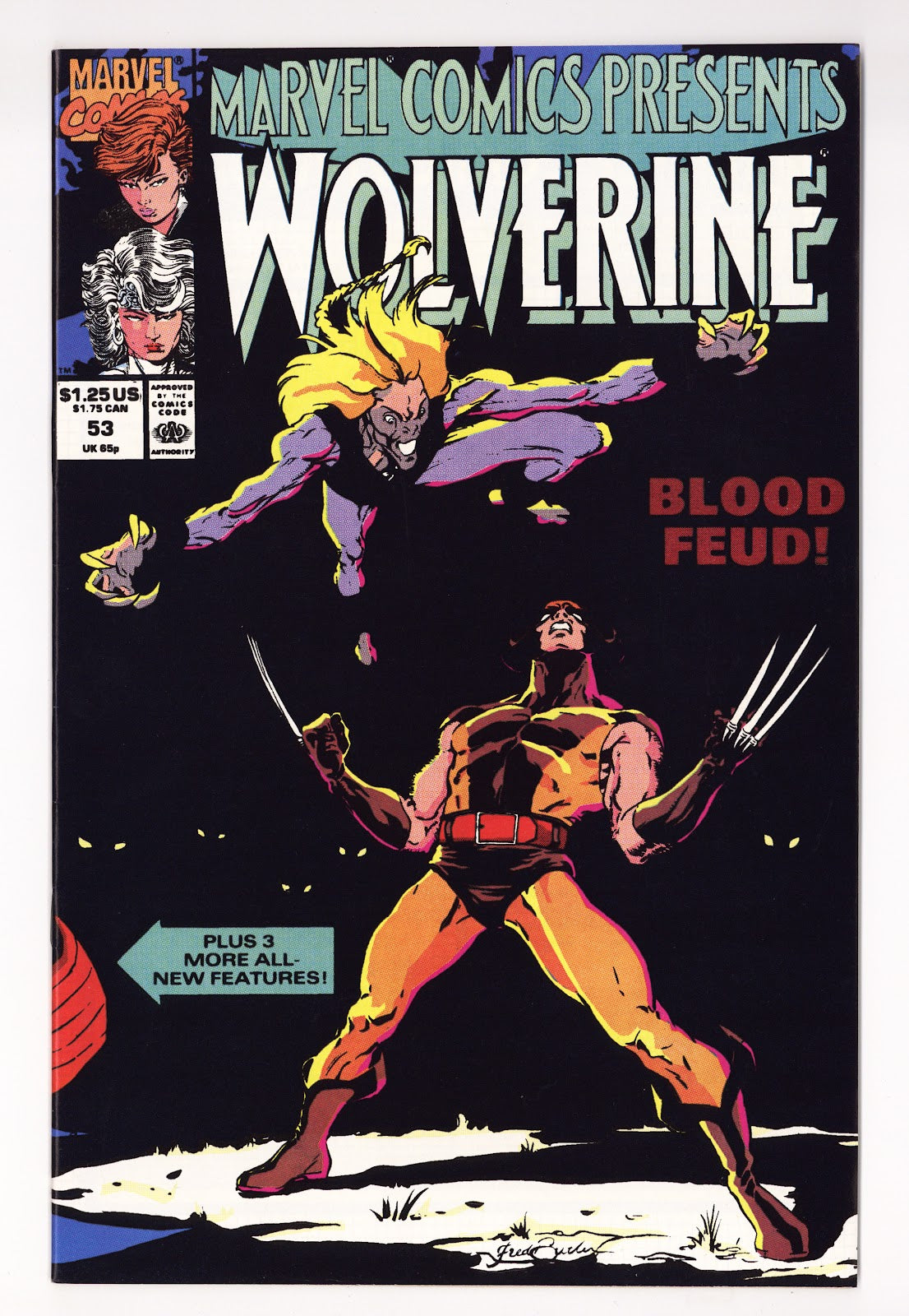 Marvel Comics Presents Vol 1 53 High Grade (1990) 