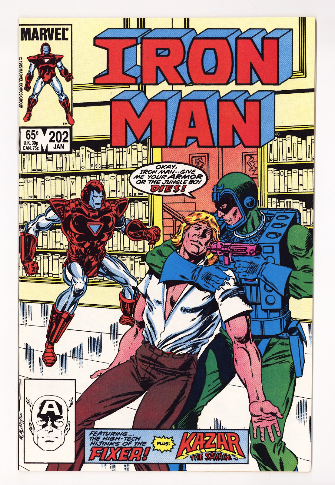 Iron Man Vol 1 202 High Grade (1986) 