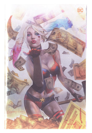 Harley Quinn 25th Anniversary Special 1 NM- (9.2) (2017) Horn Gold Foil Virgin Exclusive Variant