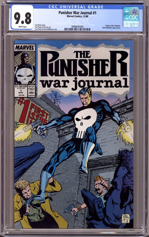 The Punisher War Journal Vol 1 1 CGC 9.8 (NM/M)   (1988)