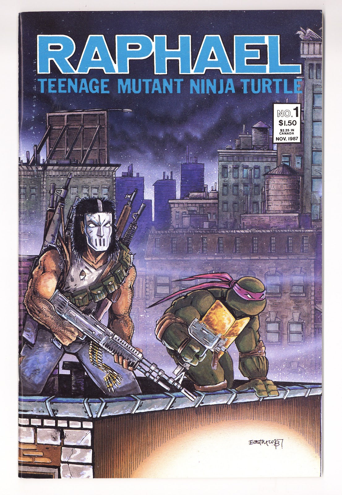 Raphael, Teenage Mutant Ninja Turtle Vol 1 1  VF+ (8.5)   (1987)   2nd printing  