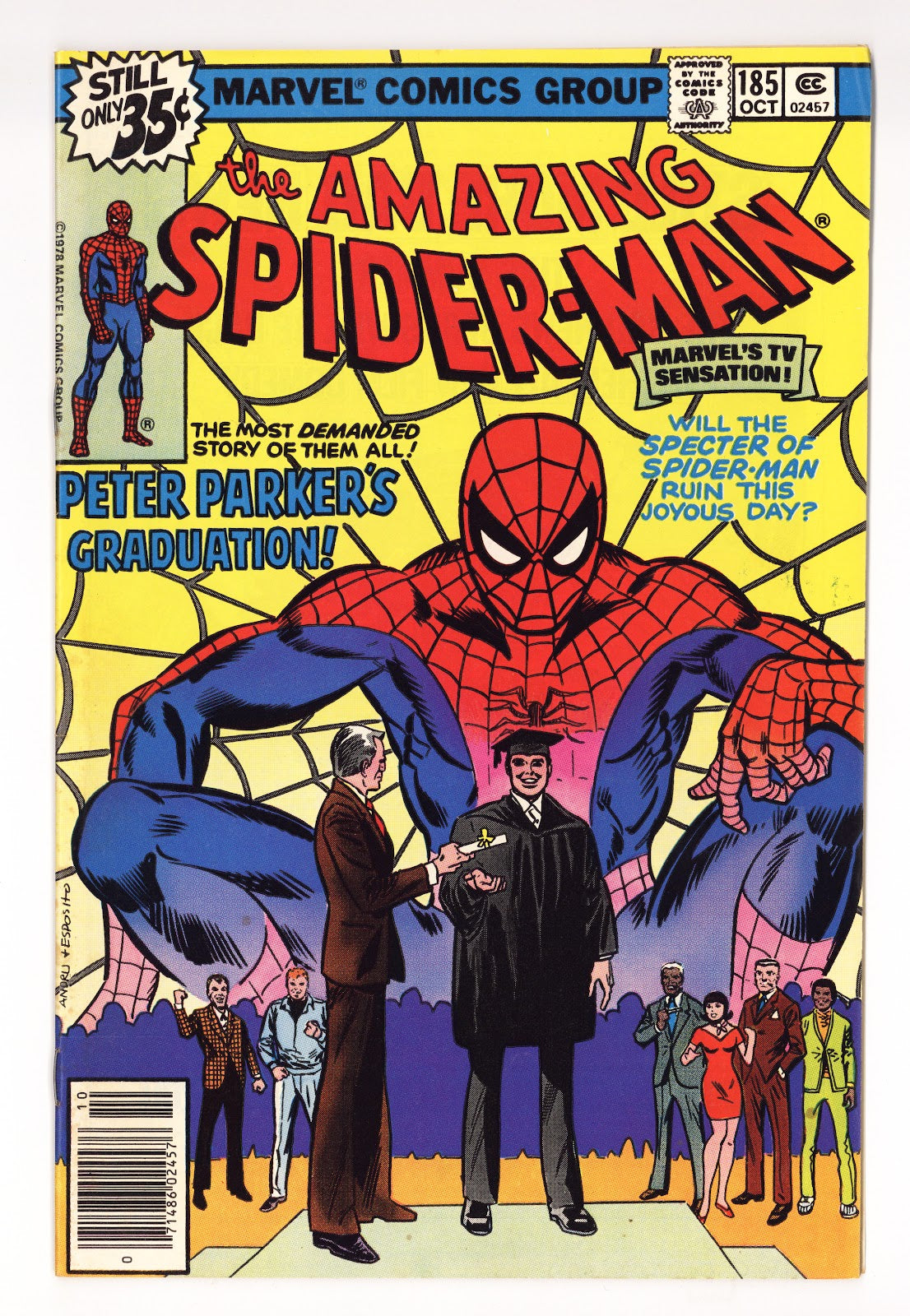 The Amazing Spider-Man Vol 1 185  FN/VF (7.0)   (1978)