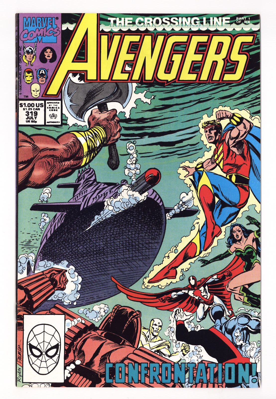 The Avengers Vol 1 319 High Grade (1990) 